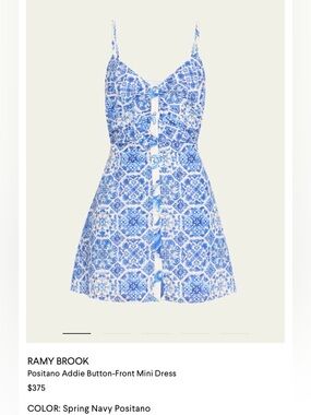 Ramy Brook Addie dress , sz 2, EUC